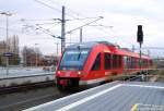 Als RB nach Eutin wurde am 12.12.09 der 648 333/833 im Lbecker Hbf. bereitgestellt.
