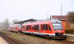 DB 0648 332/832  Aumühle  nach Kiel und 0648 352/852 nach St.Peter Ording Bhf Husum Gleis 3, 02.04.2014