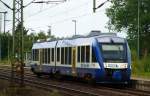 648 368/868 Lint 41 VT 308 als NOB auf dem Weg nach Kiel fotografiert in Schleswig. 8.8.10