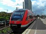 Dortmund Hbf.,Zug mit der nr.648-119 nach Winterberg,am 15.9.2010,als RE 53