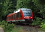 Als RE nach Lneburg ist 648 355/855 am 24.7.10 bei Pln unterwegs.