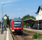 648 350-6/850-5 steht am 21.7.10 als RB nach Lbeck Hbf. im Bhf. Preetz.