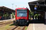 650 321-2 nach Singen/Hohentwiel kurz vor der Abfahrt in Friedrichshafen Stadt. 02.06.12 