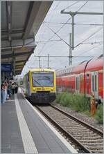 Der DB 650 116 in der  bwegt  Farbgebung erreicht Friedrichshafen Stadt und wird nach einem kurzen Aufenthalt nach Radolfzell weiter fahren.

8. Juli 2026 