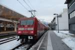 101 137-8 kurz vor der Ausfahrt aus dem Salzburger Hauptbahnhof am 5.