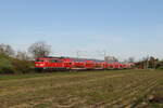 111 076 aus Mnchen kommend am 6. April 2024 bei Fahlenbach.