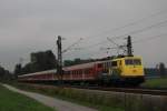 111 024-8 diesmal am Zugenende auf dem Weg von Salzburg nach Mnchen.