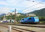 111 017-0 beim rangieren im Bahnhof von Kufstein/Tirol am 1.