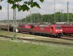 152 035-5 bei der Einfahrt in den Rangierbahnhof Mnchen/Nord am 3.