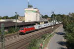 152 135 mit einem Containerzug aus Hamburg kommend am 31.