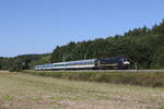 182 598 auf den Weg nach Mnchen. Aufgenommen am 24. August 2024 bei Ascholtshausen.