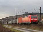 185 081-7 mit einem Containerzug am 21.