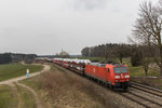 185 081-7 mit einem Autozug aus Mnchen kommend am 25.