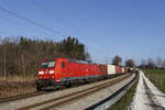 185 175 mit einem Containerzug aus Freilassing kommend am 17.