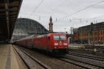 185 289 bei der Durchfahrt des Bremer Hauptbahnhofs am 27.