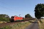 185 168 mit einem leeren Autozug aus Bremen kommend am 26.