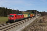 185 286 mit einem Containerzug aus Salzburg kommend am 13.