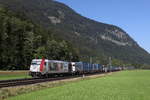 185 664 mit LKW-Aufliegern am 15.