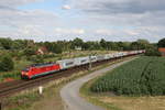 189 001 mit einem Containerzug am 29.