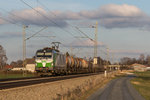 193 821 mit einem Kesselwagenzug aus Salzburg kommend am 24.