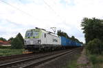 193 891 von  CAPTRAIN  mit einem Containerzug am 29.