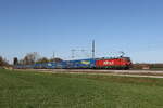 6193 941 von  FOXRAIL  mit einem  WALTER-KLV  aus M�nchen kommend am 8. April 2026 bei �bersee am Chiemsee.