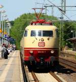 103 113-7 mit dem IC 2417 bei der Einfahrt in Schleswig.....28.05.12