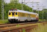 Mess-ST 89579 mit Schublok 6103 222-6 auf dem Weg nach Neumünster. Osterrönfeld 29.05.2014