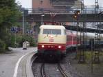Hier mal einige Aufnahmen der  alten Dame  des IC Verkehrs, 103 184-8 mit dem IC nach Kln in HH-Harburg. 26.9.10