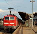 111 199-6 brachte den Regionalexpress nach Bamberg um nach einer kurzen Pause nach Nrnberg weiter zu rauschen.