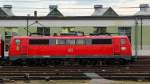 111 060-0 abgesteltt im Bhf Basel Bad. 01.06.12
