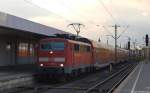 111 083-2 fuhr am 27.10.12 mit dem RE nach Braunschweig in den Hbf. von Hannover ein.