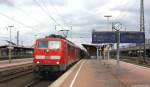 111 156 stand am 11.4.13 mit dem RE4 nach Aachen Hbf. in Dortmund Hbf.