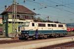 111 209-3, Villach Hbf(A), 1988-1996(digitales Bild vom Negativ). 
