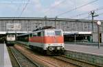 111 114-5 neben 218 446-3 Mnchen Hbf 1988-1996(dBvN).