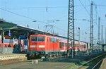 Am 20 September 2010 hält 111 050 in Offenburg.
