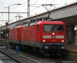 112 163-1 und 112 162-3 stehen am 23.10.10 im Bhf. Mnster (Westf).