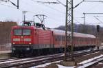 112 171-4 hatte heute RB Dienst, Schleswig 20.2.11