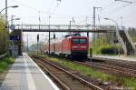 112 184-7 mit der RB20 (RB 28736) nach Hennigsdorf(b Berlin) in Priort. 19.04.2011