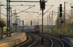 112 181-3 schiebt hier den SHE nach Flensburg aus Neumnster raus. 21.4.11