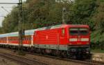 Der momentan einzig reine SHE wird von 112 153-2 geschoben/gezogen. SL 18.9.11