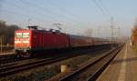 112 150-8 mit frischer HU(24.10.11)fungierte als Zuglok des SHE nach Hamburg. SL 13.11.11