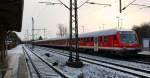 Damit ab morgen alles klappt, fuhr heute schon der SHE gezogen von 112 154 nach Hamburg mit sieben Waggons. SL 10.12.11