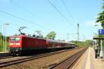 112 155-77 beim Panthowechsel. Wegen Bauarbeiten bei Owschlag endete die RB nach Neumnster in Schleswig. 26.05.12