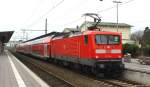 112 180-5 stand am 31.12.12 mit der RB nach Hamburg Hbf. im Bf. Ahrensburg.