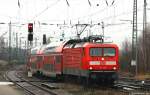 112 170 fuhr am 5.1.13 mit dem RE20 von Halle (Saale) Hbf. in den Endbahnhof Uelzen ein.