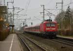 112 181 und 112 173 als Zug/Schublok eines Reserve SH Express. Jbek 01.02.2013