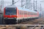 SH-Express mit 112 172-2 als Schublok passiert hier Jbek/SH. 06.03.2013