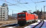 112 186 erreichte am 24.3.13 mit dem RE1 aus Rostock Hbf. den Hamburger Hbf.