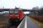 Bild und Blick 1: 112 171-4 mit SH-Express aufgenommen in Flensburg. 13.04.2013